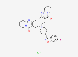 Two-dimensional chemical structure of Risperidone Impurity