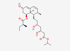 Two-dimensional chemical structure of Pravastatin Isopropyl Ester, CAS 2732719-88-7