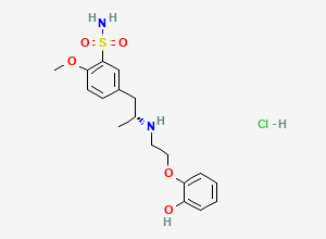 Two-dimensional chemical structure of Tamsulosin Catechol / Desethyltamsulosin (HCl), CAS 1582717-04-1