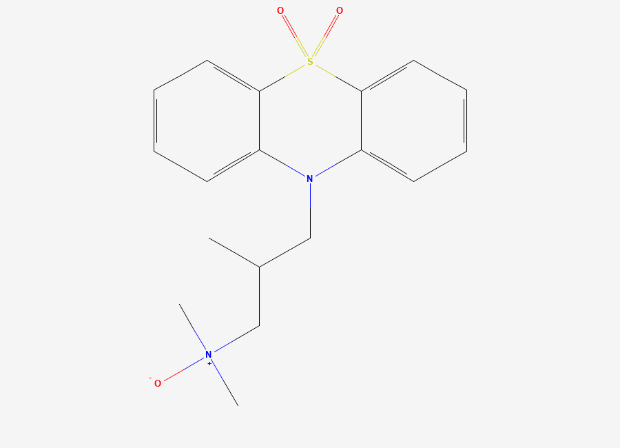 Two-dimensional chemical structure of Oxomemazine N-Oxide, CAS 2731709-58-1