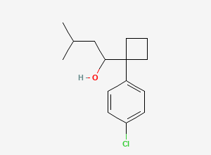 Two-dimensional chemical structure of Sibutramine EP Impurity I