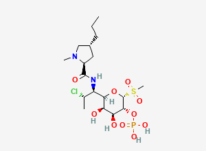 Two-dimensional chemical structure of Clindamycin Phosphate Sulfone