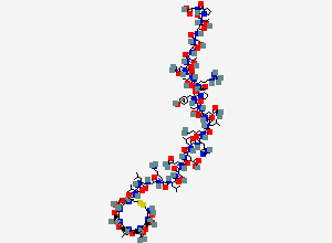 Two-dimensional chemical structure of Calcitonin Salmon EP Impurity E/ Calcitonin Salmon Related Compound B, CAS 115472-96-3