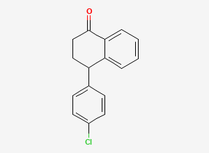 Two-dimensional chemical structure of 4-Chloro Sertralone, CAS 36159-73-6