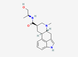 Two-dimensional chemical structure of 9,10-Dihydroergometrine
