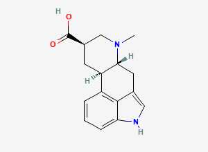 Two-dimensional chemical structure of (8beta)-6-Methylergoline-8-carboxylic acid