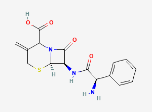 Two-dimensional chemical structure of Cefaclor EP Impurity G / Isocefalexine, CAS 67308-21-8