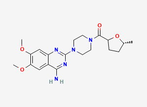 Two-dimensional chemical structure of (E/Z)-Trelnarizine-d8 Dihydrochloride