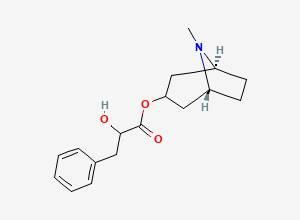 Two-dimensional chemical structure of Racemic littorine
