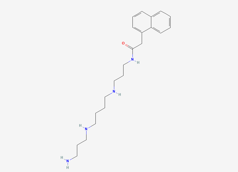 Two-dimensional chemical structure of N-(3-((4-((3-Aminopropyl)amino)butyl)amino)propyl)-1-naphthaleneacetamide