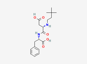 Two-dimensional chemical structure of Neotame Related Compound A, CAS 190910-14-6