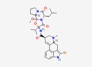 Two-dimensional chemical structure of Bromocriptine EP Impurity G