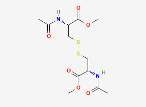 Two-dimensional chemical structure of N,N'-Diacetyl-L-cystine Dimethyl Ester, CAS 32381-28-5