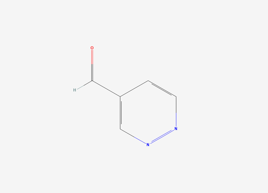 Two-dimensional chemical structure of Pyridazine-4-carbaldehyde