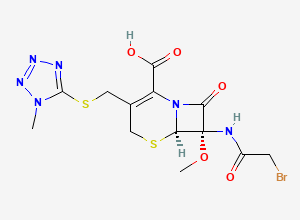Two-dimensional chemical structure of Cefmetazole Impurity 40
