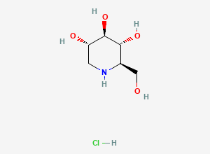 Two-dimensional chemical structure of 1-Deoxynojirimycin Hydrochloride