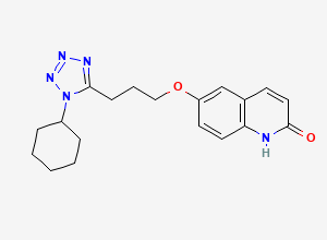 Two-dimensional chemical structure of Cilostazol Metabolite OPC-3930, CAS 73963-46-9
