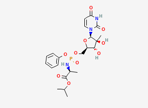 Two-dimensional chemical structure of CID 130337055