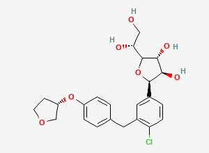 Two-dimensional chemical structure of Empagliflozin Impurity 118