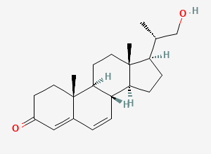 Two-dimensional chemical structure of Progesterone Impurity 89