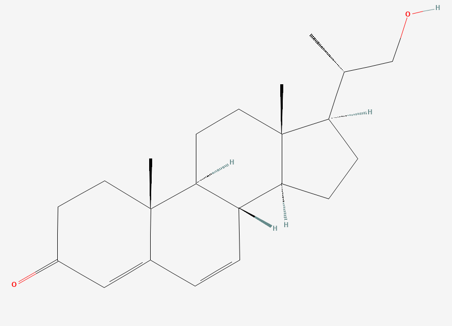 Two-dimensional chemical structure of Progesterone Impurity 89