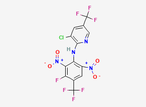 Two-dimensional chemical structure of Fluazinam Impurity 6, CAS 79614-90-7
