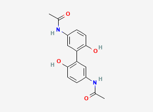 Two-dimensional chemical structure of Acetaminophen Dimer 1 Impurity / Paracetamol Dimer, CAS 98966-14-4