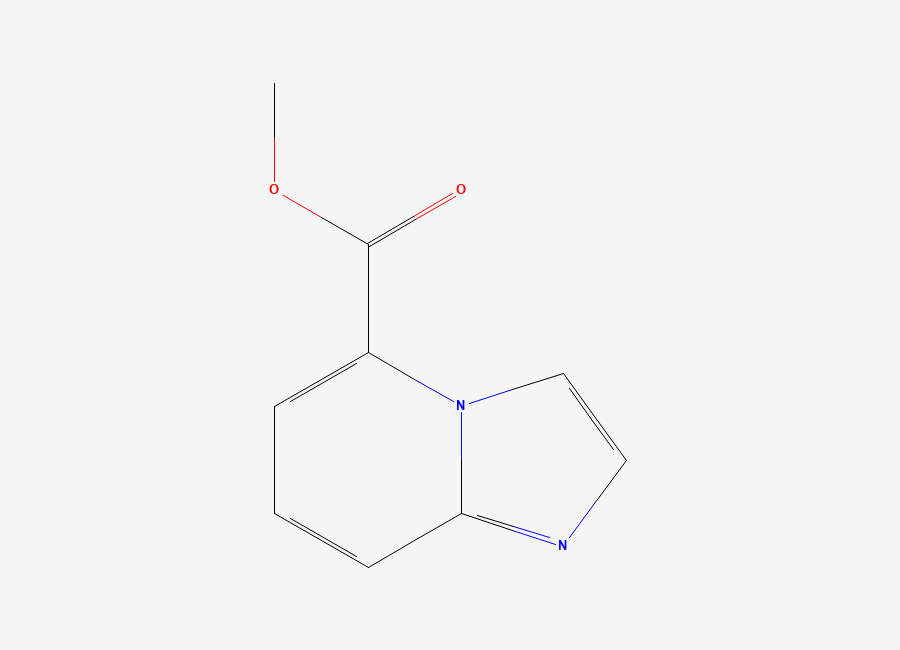 Two-dimensional chemical structure of Methyl imidazo(1,2-a)pyridine-5-carboxylate