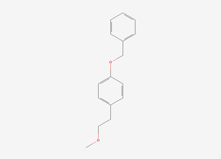 Two-dimensional chemical structure of 1-(Benzyloxy)-4-(2-methoxyethyl)benzene