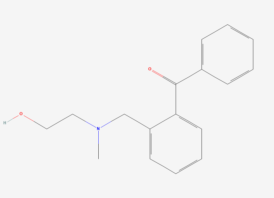 Two-dimensional chemical structure of Nefopam Keto Amine Impurity, CAS 76528-10-4