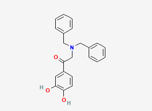Two-dimensional chemical structure of Norepinephrine EP Impurity G/ Noradrenaline EP Impurity G, CAS 13062-58-3