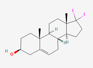 Two-dimensional chemical structure of Abiraterone Impurity 32, CAS 86770-60-7