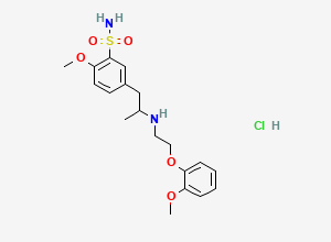 Two-dimensional chemical structure of Tamsulosin impurity D CRS