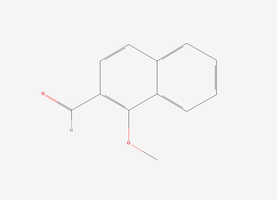 Two-dimensional chemical structure of 1-Methoxynaphthalene-2-carbaldehyde