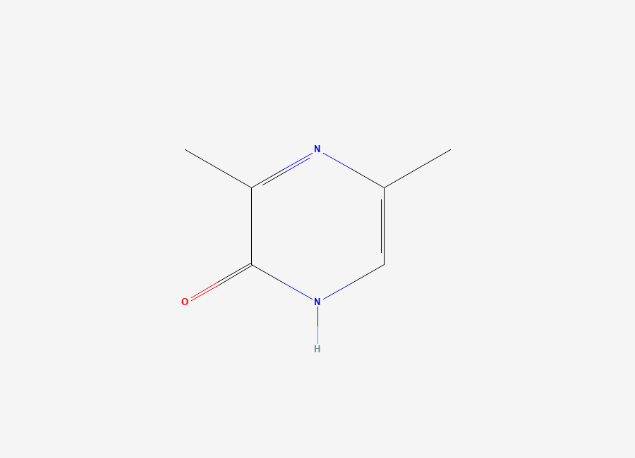 Two-dimensional chemical structure of 3,5-Dimethyl-1H-pyrazin-2-one