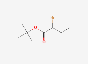 Two-dimensional chemical structure of tert-Butyl 2-bromobutanoate