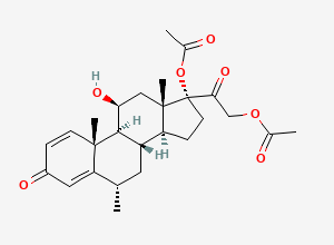 Two-dimensional chemical structure of Methylprednisolone Impurity 79
