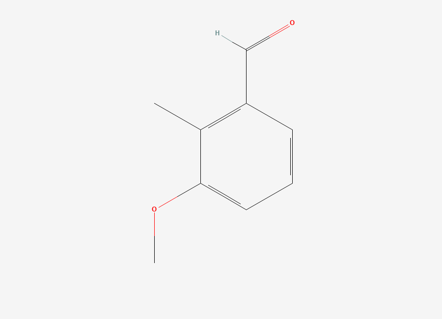 Two-dimensional chemical structure of 3-Methoxy-2-methylbenzaldehyde