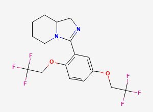 Two-dimensional chemical structure of Flecainide EP Impurity A