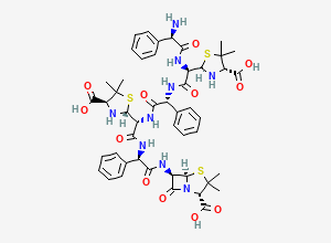 Two-dimensional chemical structure of Ampicillin Oligomer 1 (Trimer), CAS 114977-84-3