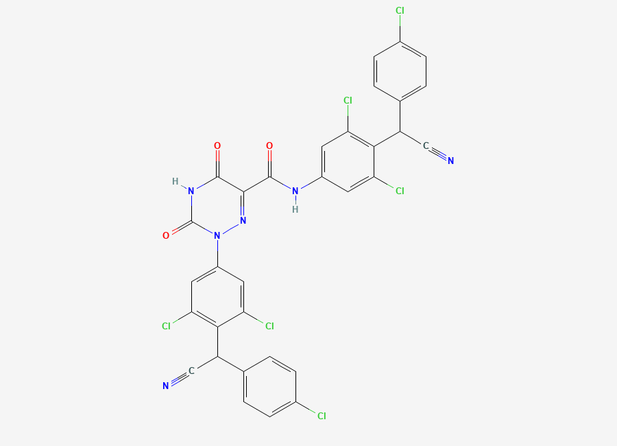 Two-dimensional chemical structure of Diclazuril EP Impurity I/ Diclazuril 6-Carboxylic Acid (Free Base), CAS 1796928-69-2