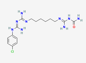 Two-dimensional chemical structure of Chlorhexidine EP Impurity B, CAS 1308292-89-8