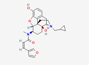 Two-dimensional chemical structure of 2Z-Nalfurafine