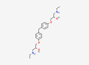 Two-dimensional chemical structure of Bisoprolol EP Impurity C