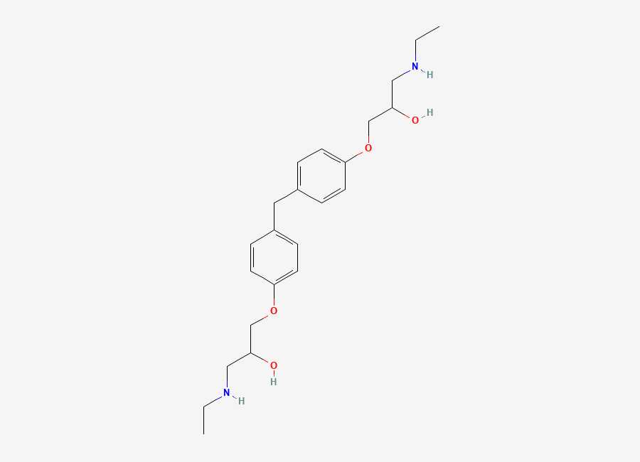 Two-dimensional chemical structure of Bisoprolol EP Impurity C