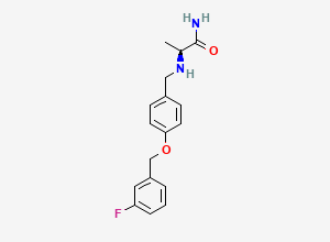 Two-dimensional chemical structure of Safinamide