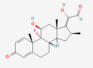 Two-dimensional chemical structure of Betamethasone Impurity 18
