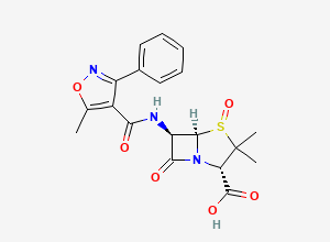 Two-dimensional chemical structure of Oxacillin Impurity 9
