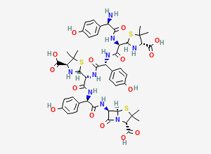 Two-dimensional chemical structure of Amoxicillin Trimer Impurity