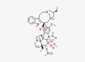 Two-dimensional chemical structure of Vincristine Sulfate EP Impurity B (Free Base), CAS 68135-16-0